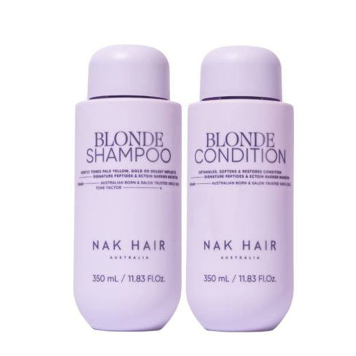 NAK Hair BLONDE 350ml Bundle