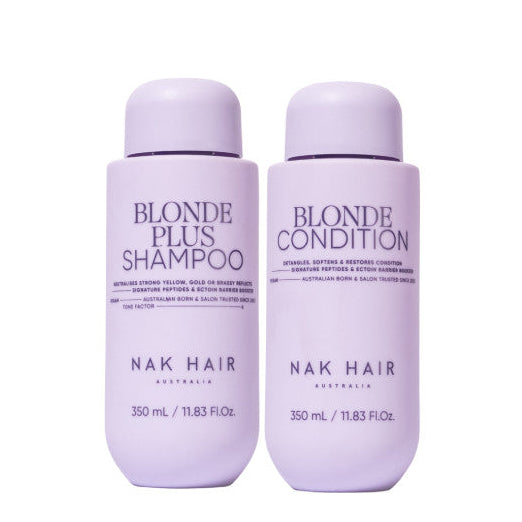NAK Hair BLONDE PLUS 350ml Bundle