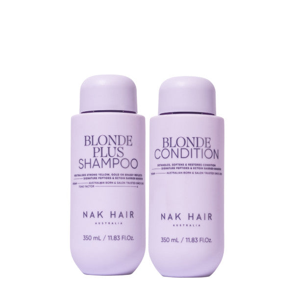 NAK Hair BLONDE PLUS 350ml Bundle