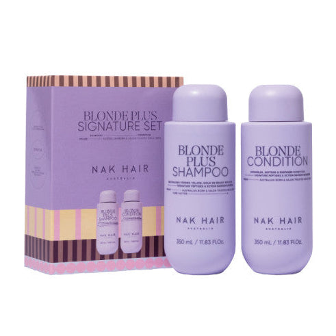 NAK Hair BLONDE PLUS 350ml Duo Gift Pack