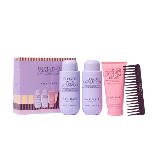 NAK Hair BLONDE PLUS Trio Gift Pack