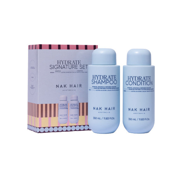 NAK Hair HYDRATE 350ml Duo Gift Pack