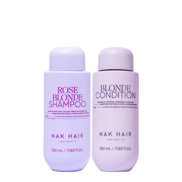 NAK Hair ROSE BLONDE 350ml Bundle