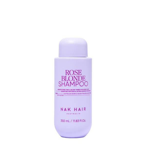 NAK Hair ROSE BLONDE Shampoo 350ml *NEW*