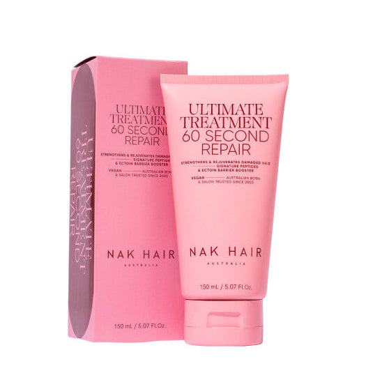 NAK Hair Ultimate Treatment - 60 Second Repair 150ml *NEW*