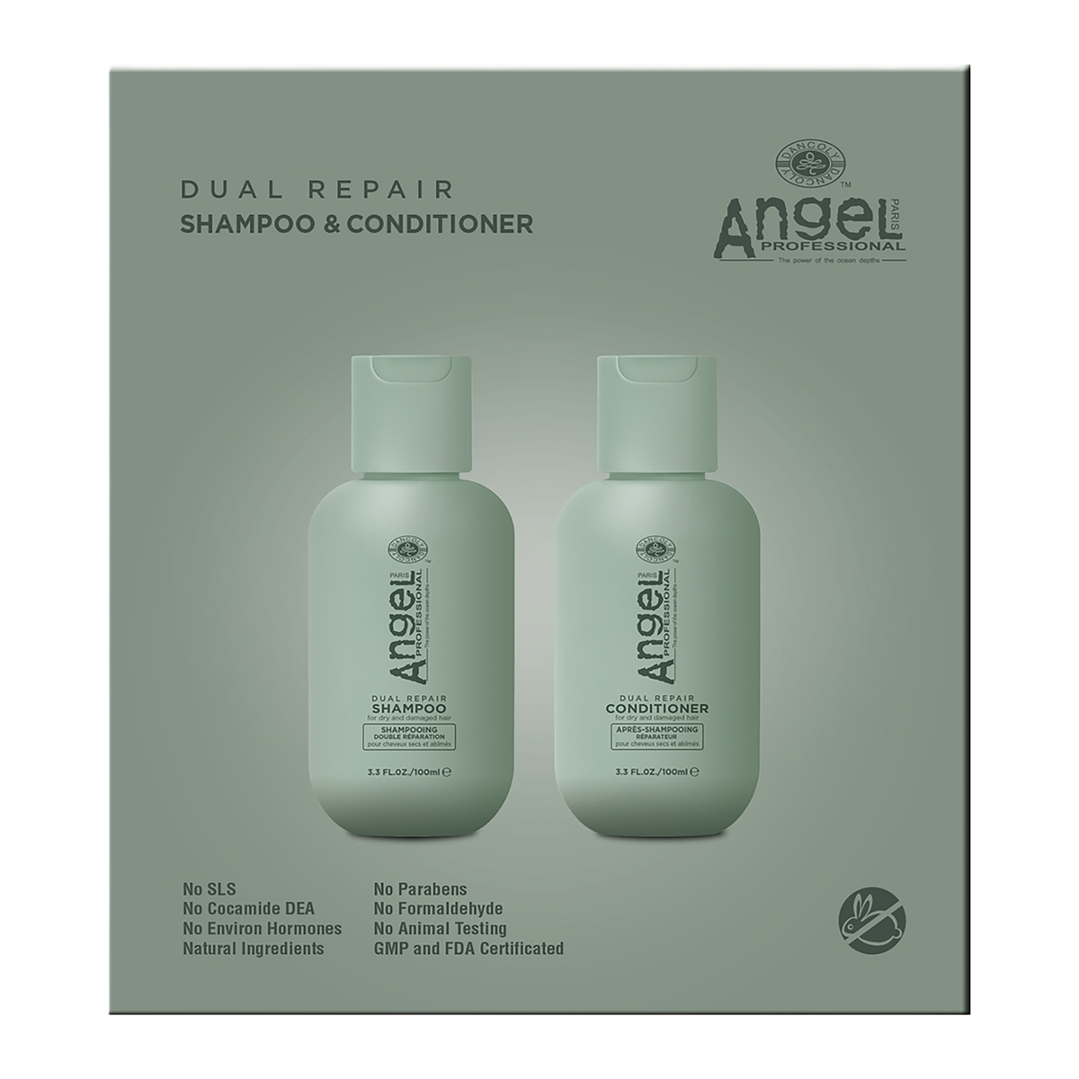 Angel Professional Dual Repair 100ml TRAVEL Duo