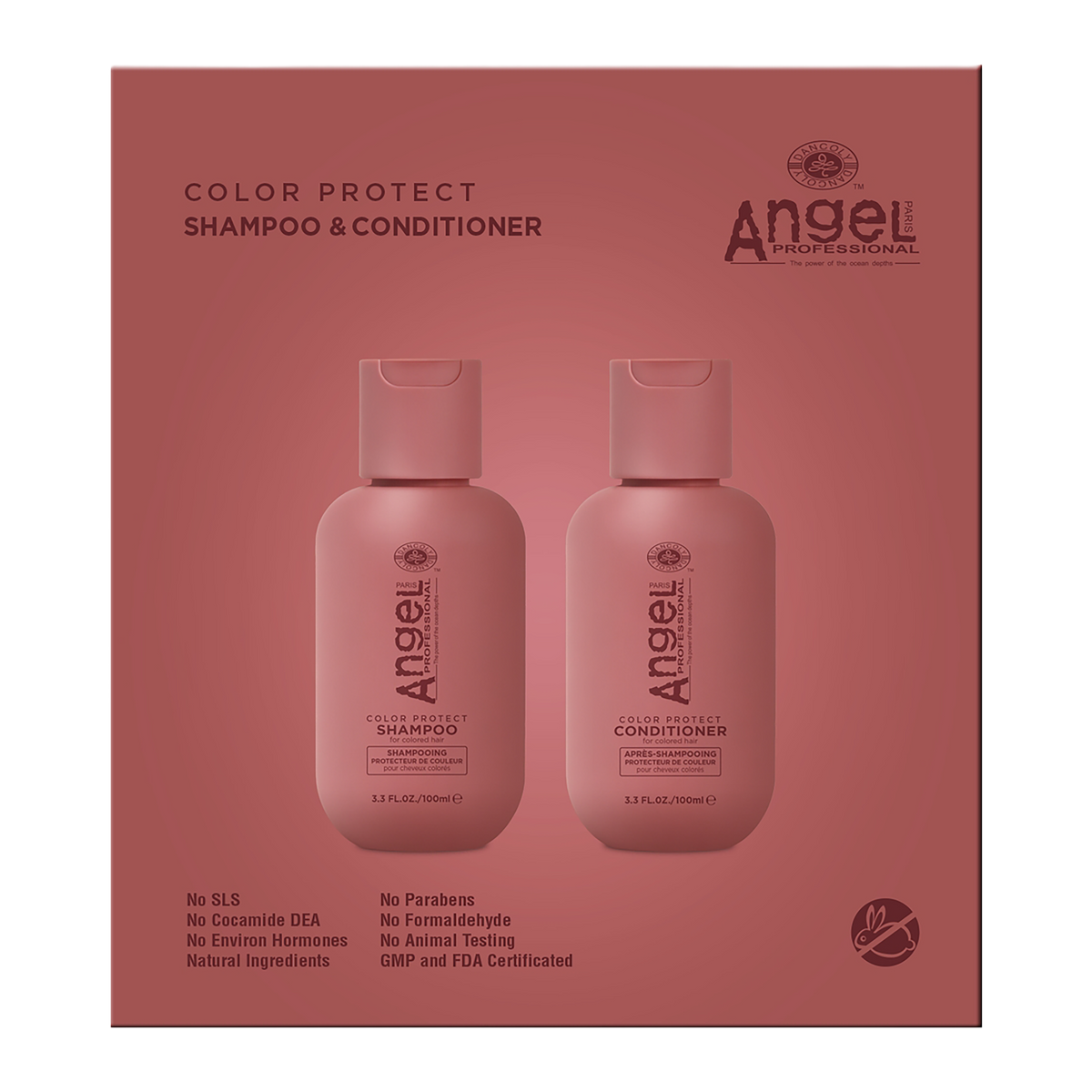 Angel Professional Colour Protect 100ml TRAVEL Duo