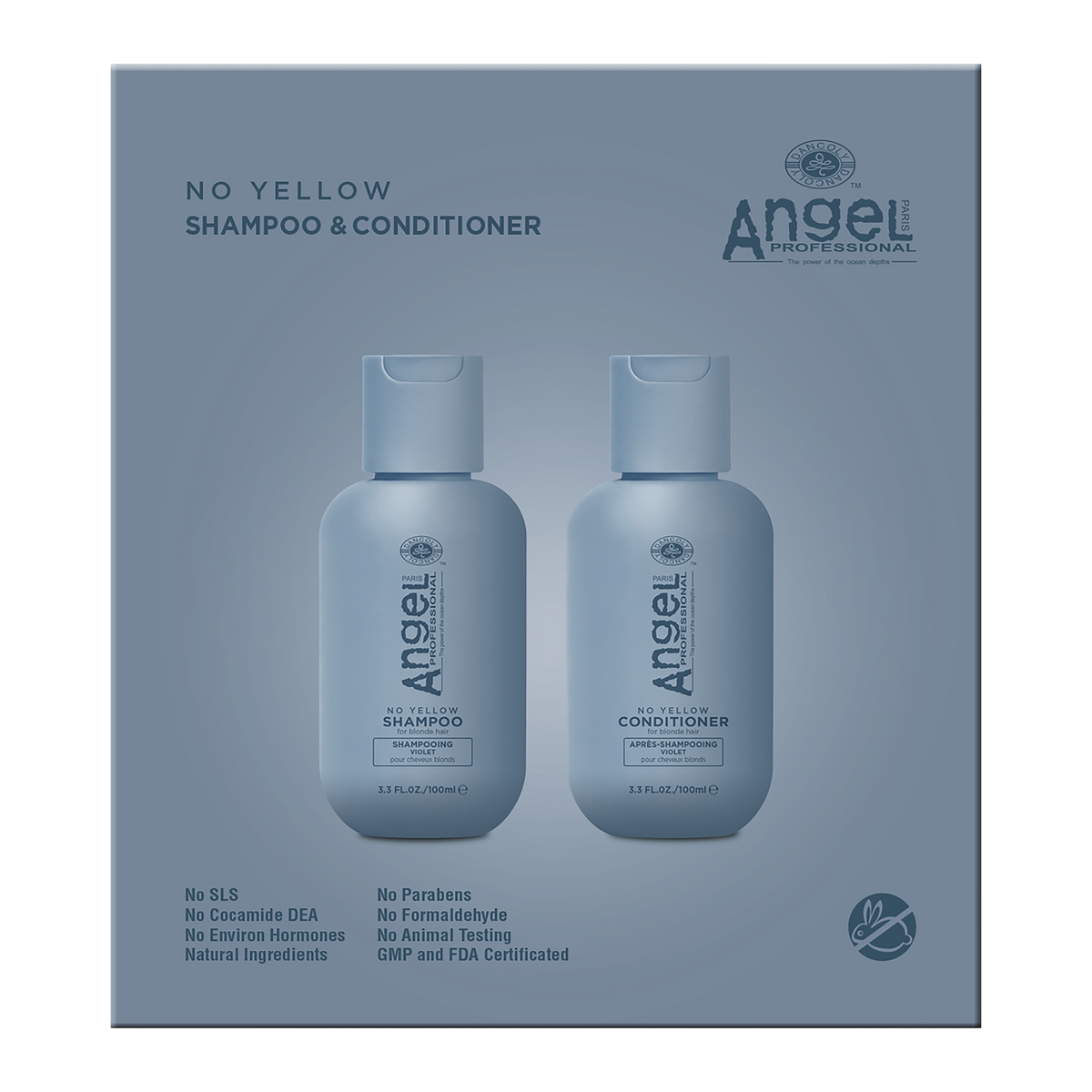 Angel Professional No Yellow 100ml TRAVEL Duo