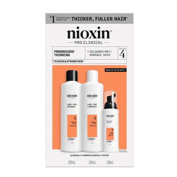 Nioxin System 4 Kit - For Coloured Hair with Progressed Thinning