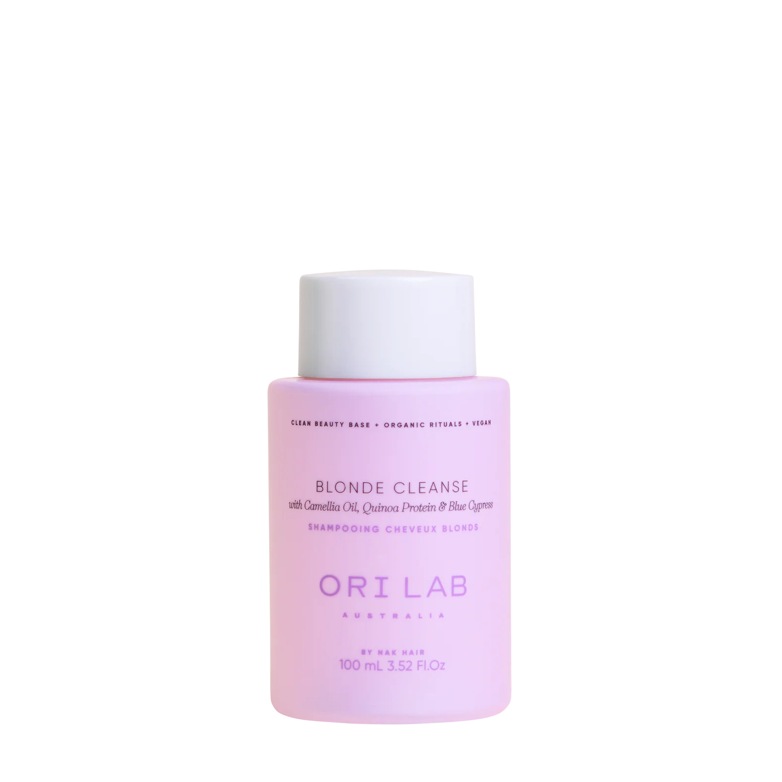 NAK Hair ORI Lab BLONDE Cleanse Shampoo TRAVEL 100ml
