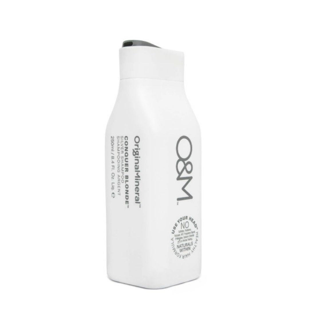 O&M Conquer Blonde Silver Shampoo 250ml