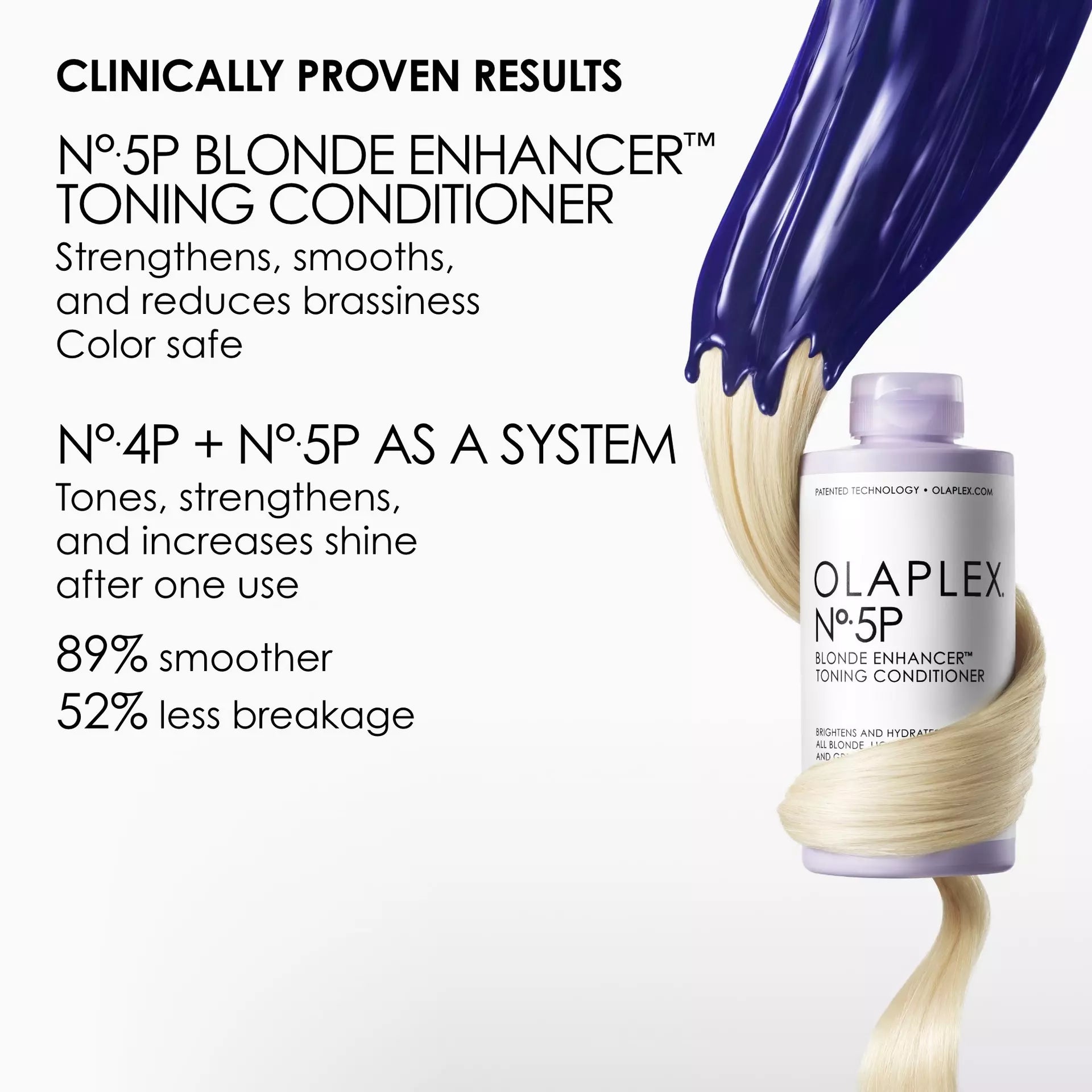 Olaplex No.4P Blonde Enhancer Toning Shampoo 250ml