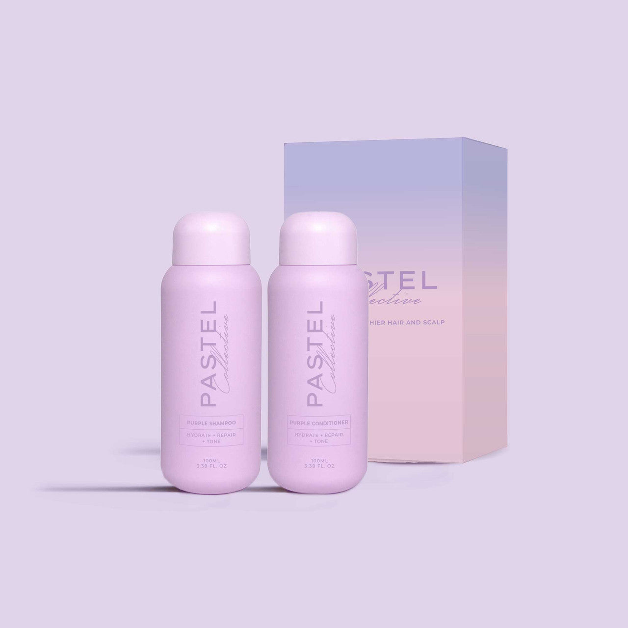 Pastel Collective Hydrate + Repair + Tone 100ml Travel DUO