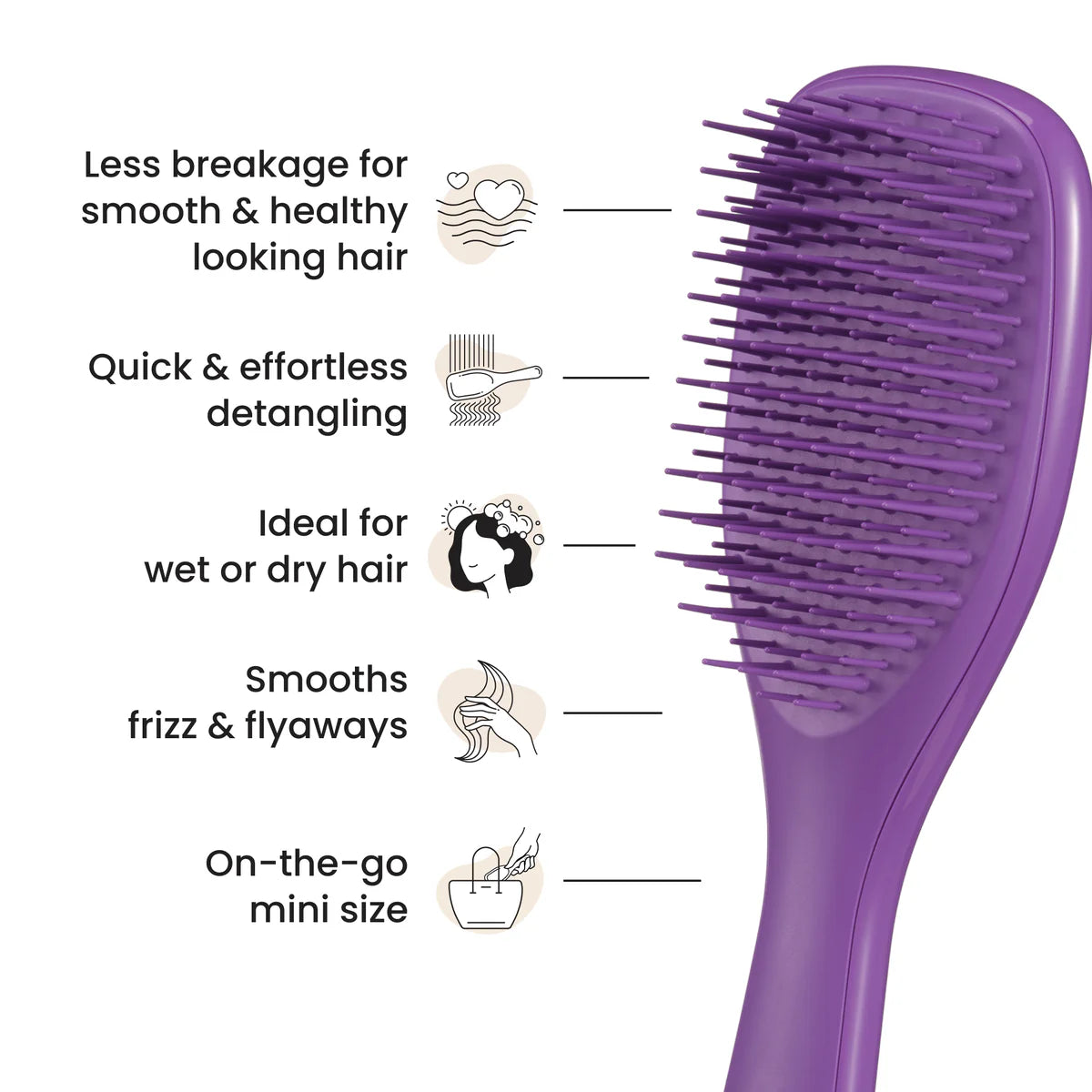 Tangle Teezer The Ultimate Detangler MINI - Fresh Purple