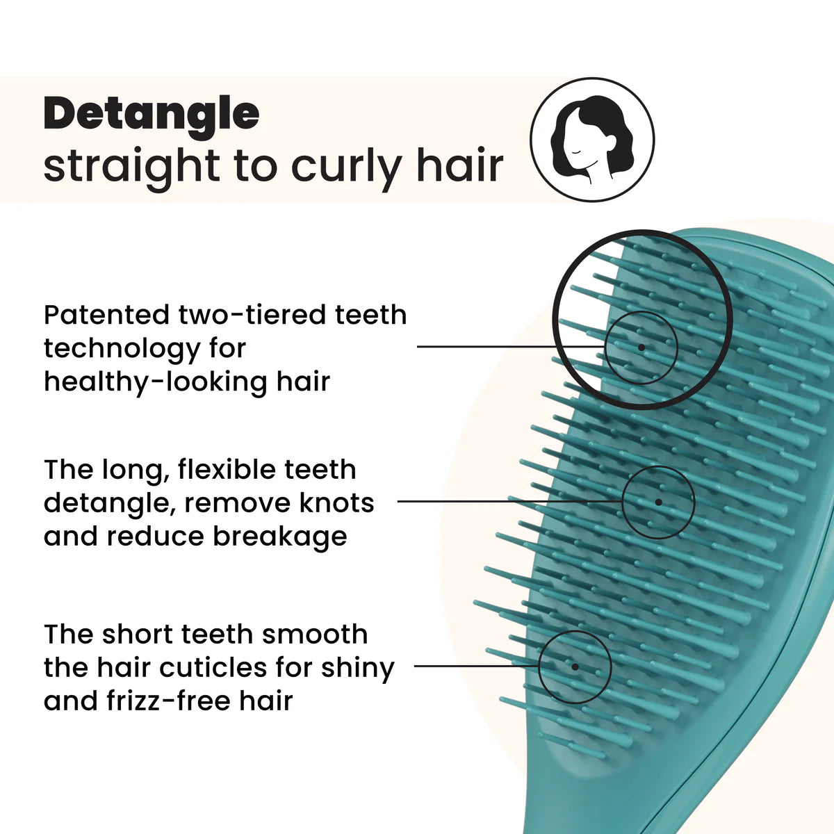 Tangle Teezer The Ultimate Detangler MINI - Transformative Teal