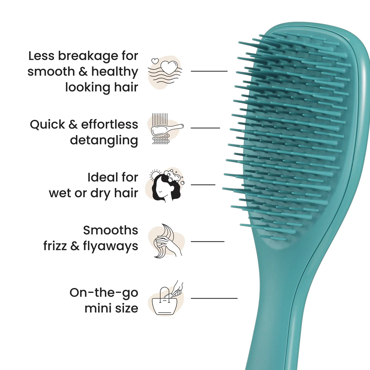 Tangle Teezer The Ultimate Detangler MINI - Transformative Teal
