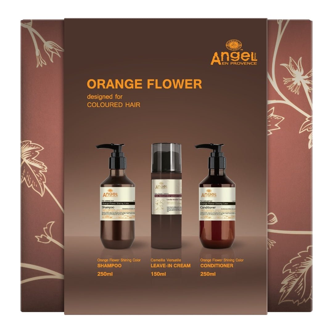 Angel ORANGE FLOWER Duo + Camellia Leave-In Cream Gift Pack
