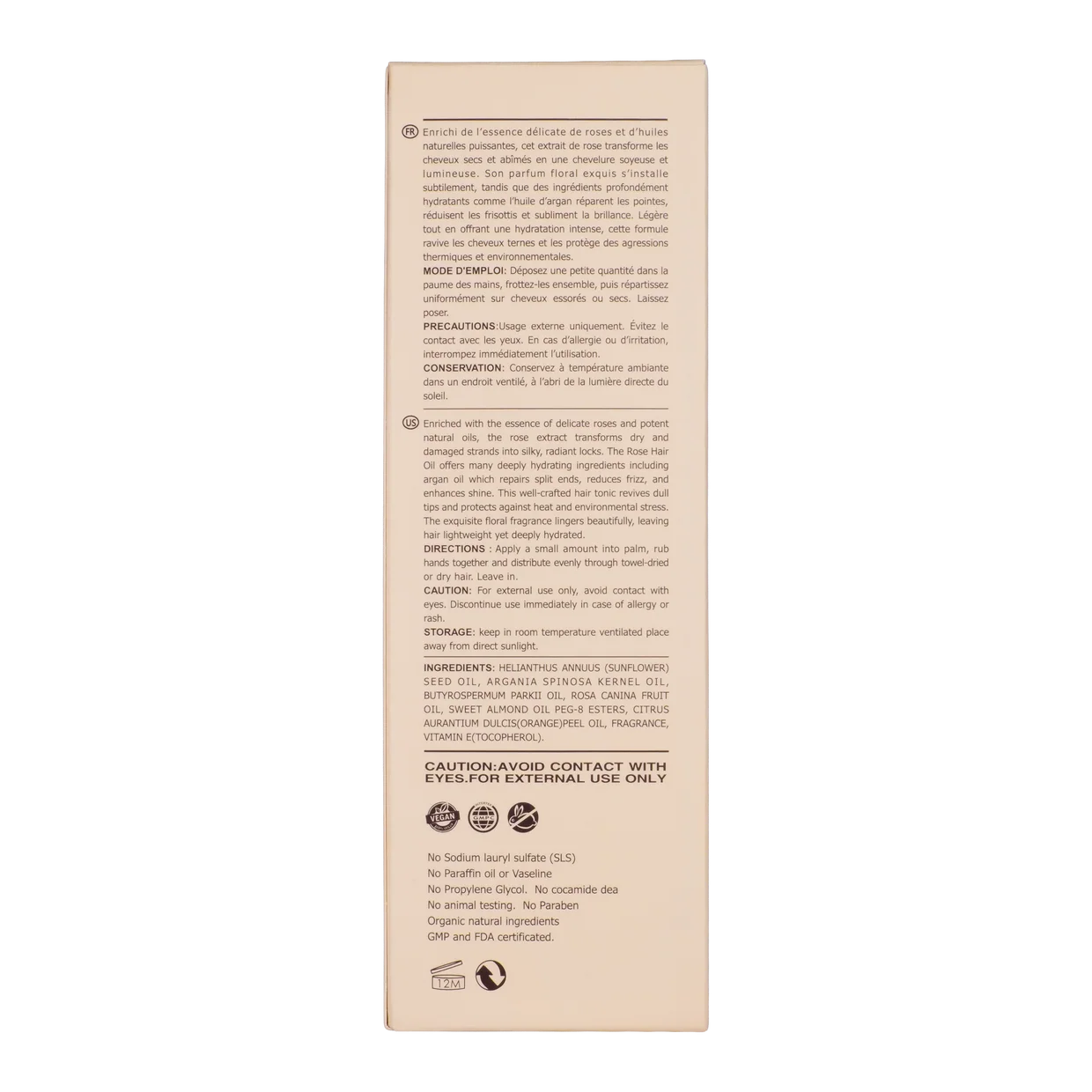 Angel Rose Hair Oil 100ml