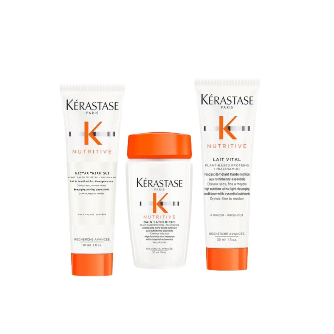 FREE Kerastase Nutritive 3 Piece 30ml Travel Set