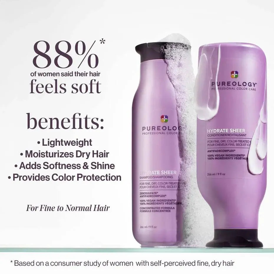Pureology HYDRATE SHEER Shampoo & Conditioner Bundle