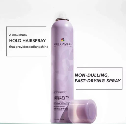 Pureology Style + Protect Lock It Down Hairspray 365ml