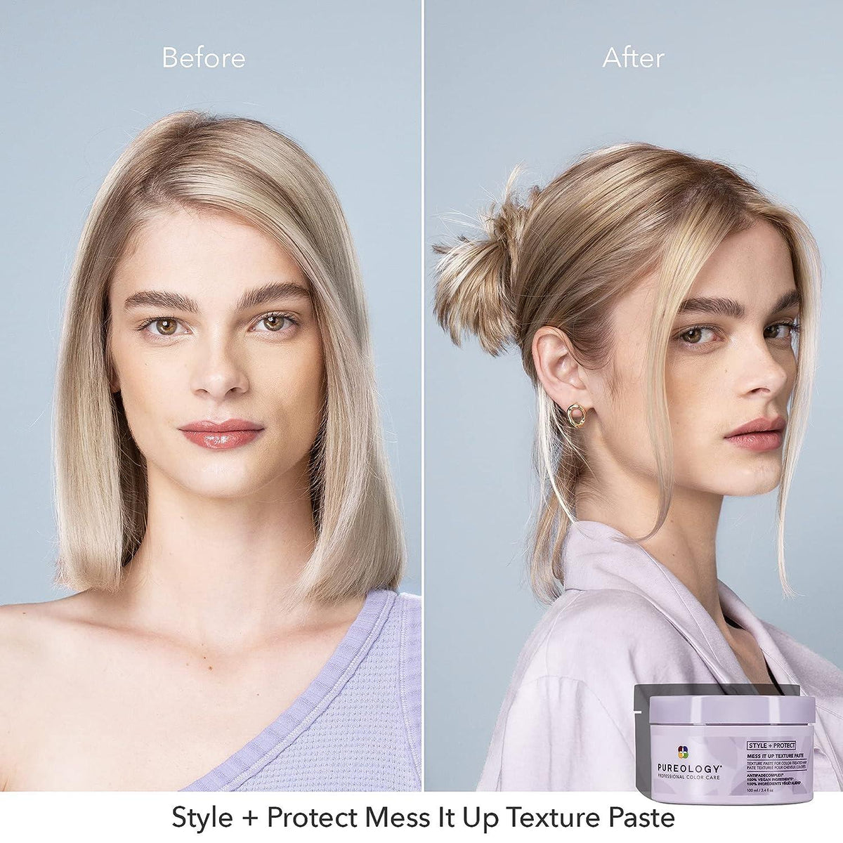 Pureology Style + Protect Mess It Up Texture Paste 100ml