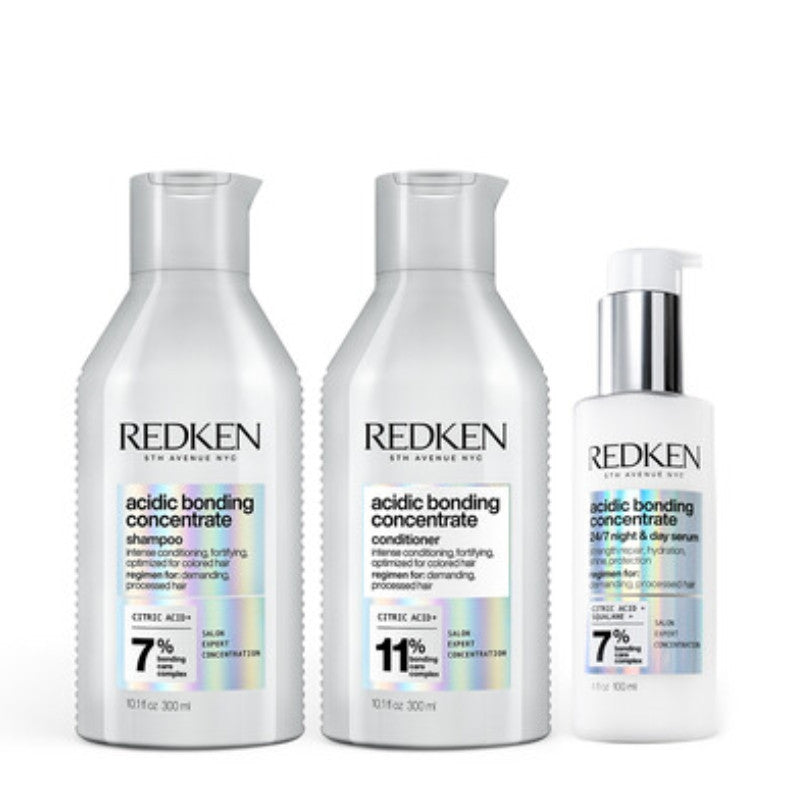 Redken Acidic Bonding Concentrate Overnight Repair Trio