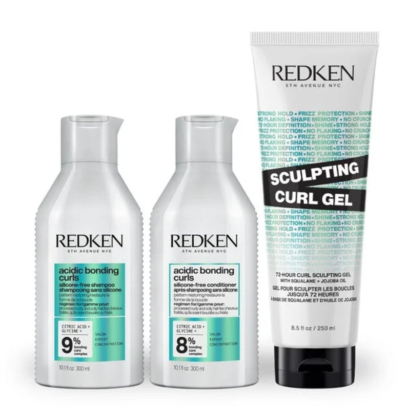 Redken Acidic Bonding Curls HOLDING Trio
