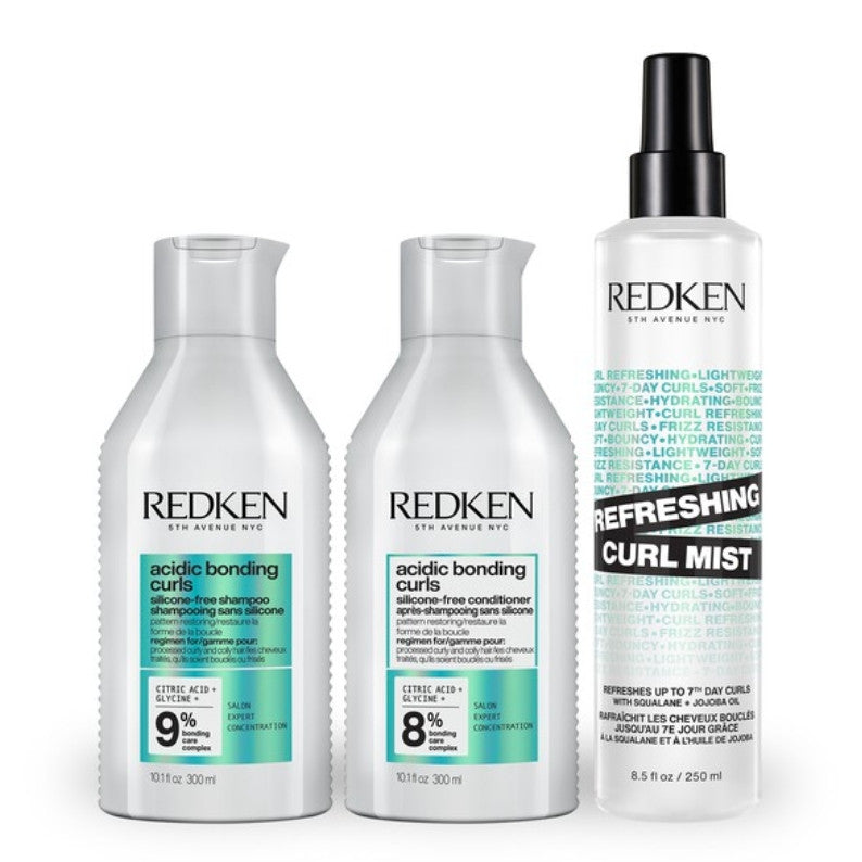Redken Acidic Bonding Curls REFRESHING Trio