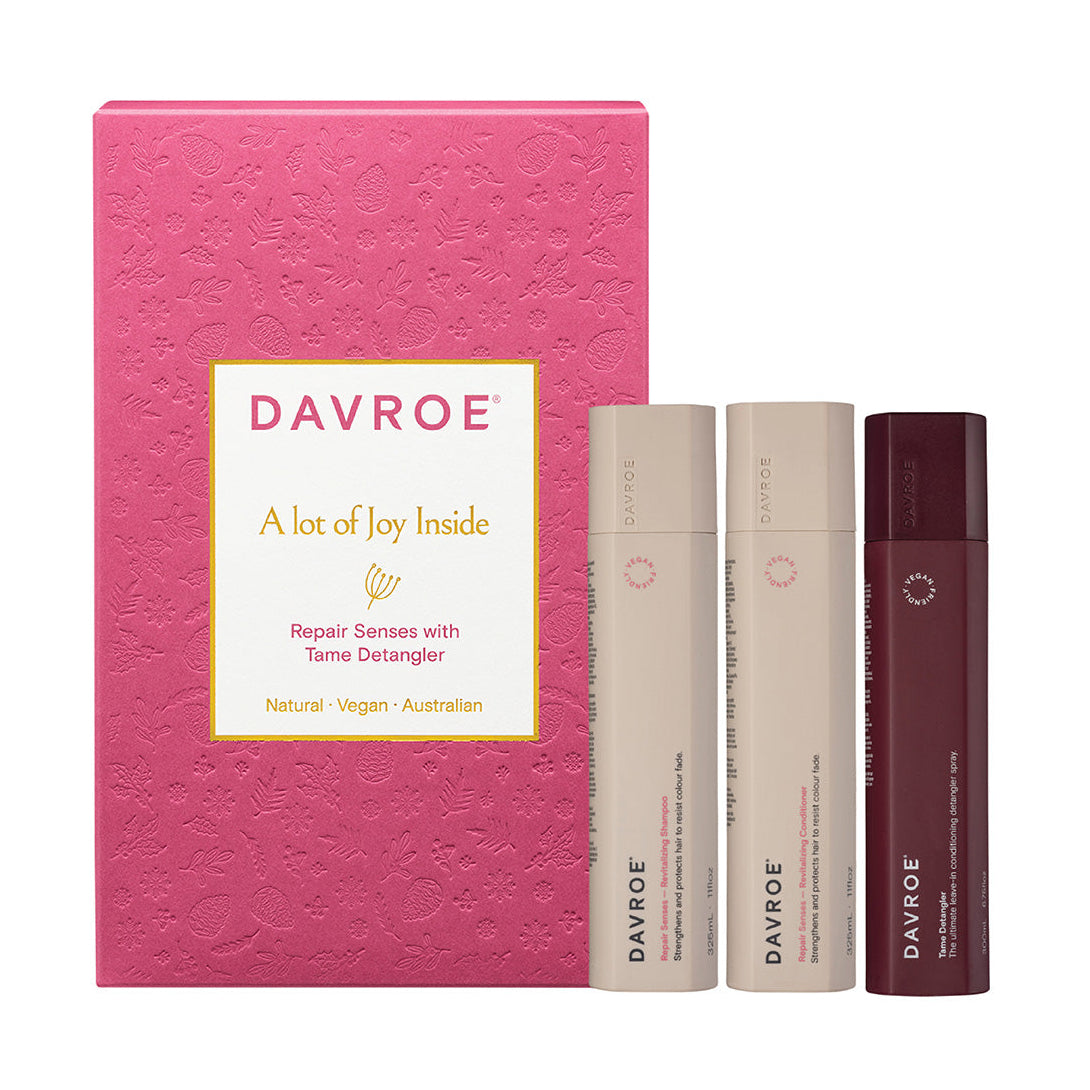 Davroe REPAIR Senses Duo + Tame Detangler Gift Pack