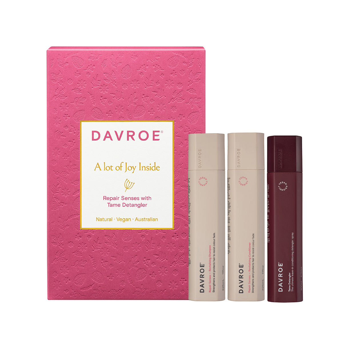Davroe REPAIR Senses Duo + Tame Detangler Gift Pack
