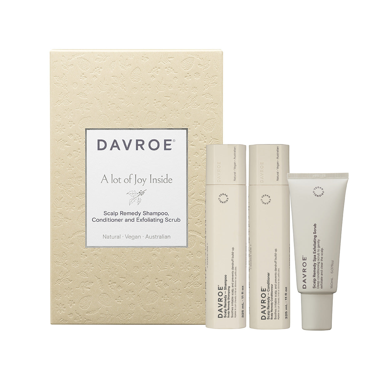 Davroe Scalp Remedy Duo + Spa Exfoliating Scrub Gift Pack