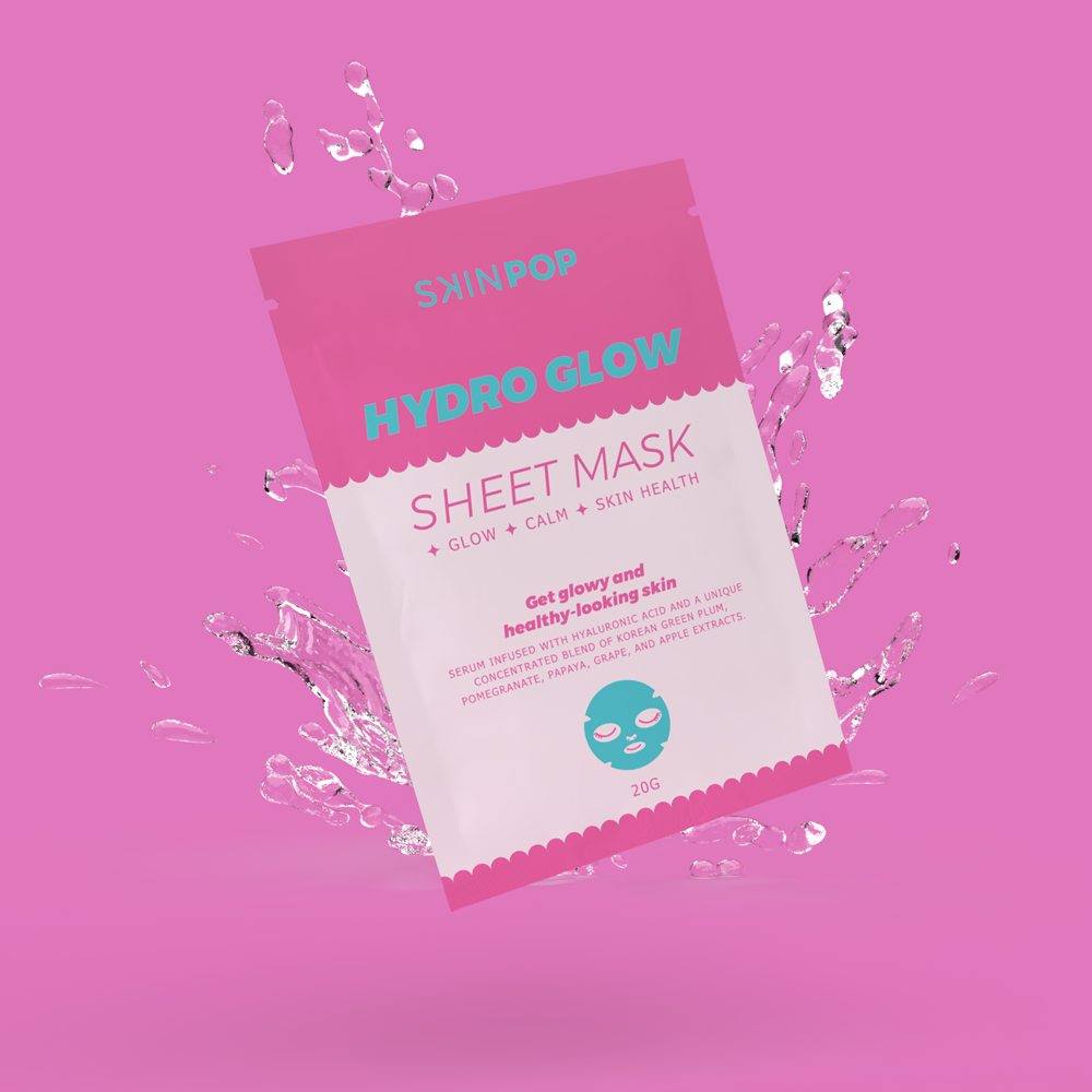 SKINPOP Hydro Glow Sheet Mask 5 PACK
