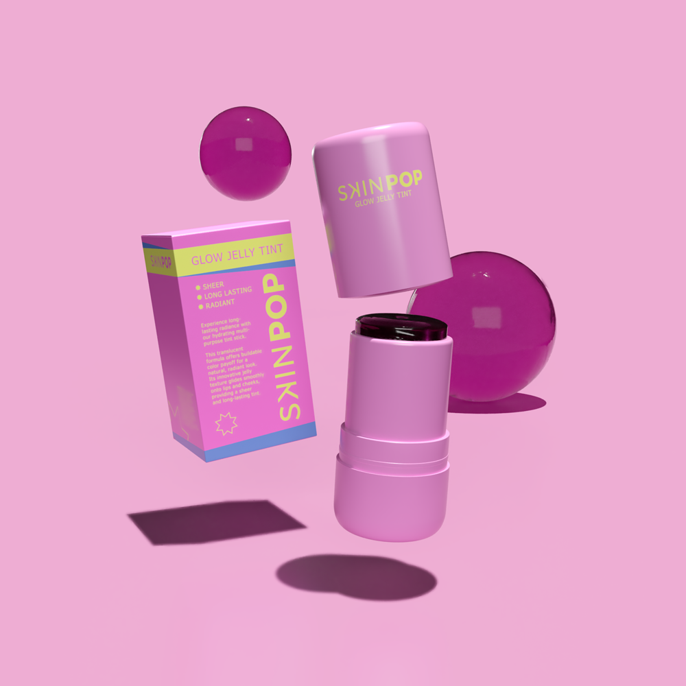 SKINPOP Glow Jelly Tint PINK FIZZ
