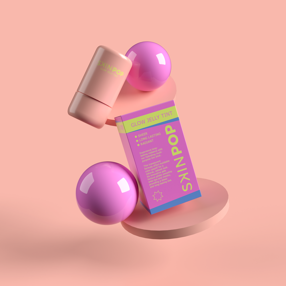 SKINPOP Glow Jelly Tint CORAL GLOW
