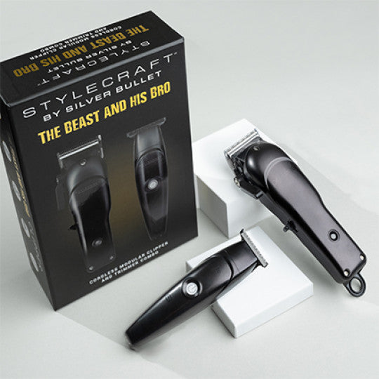 StyleCraft by Silver Bullet The Beast and His Bro Clipper Trimmer Combo