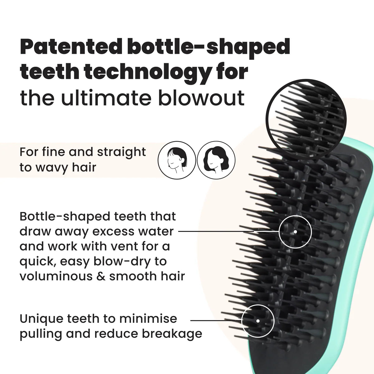 Tangle Teezer Easy Dry & Go Vent Brush - Sweet Pea
