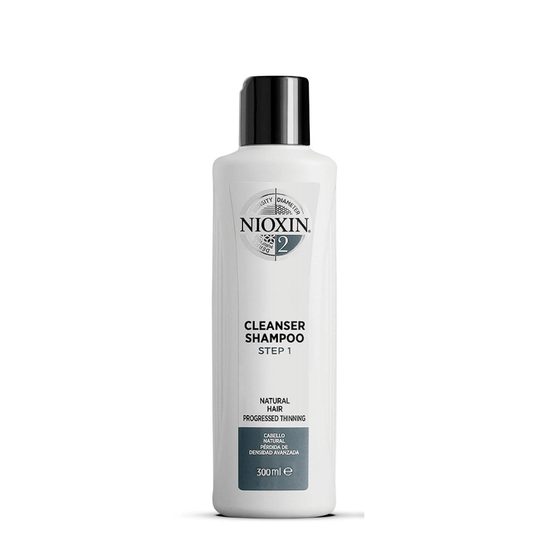 Nioxin System 2 Shampoo 300ml - For Natural Hair with Progressed Thinning (Sale)