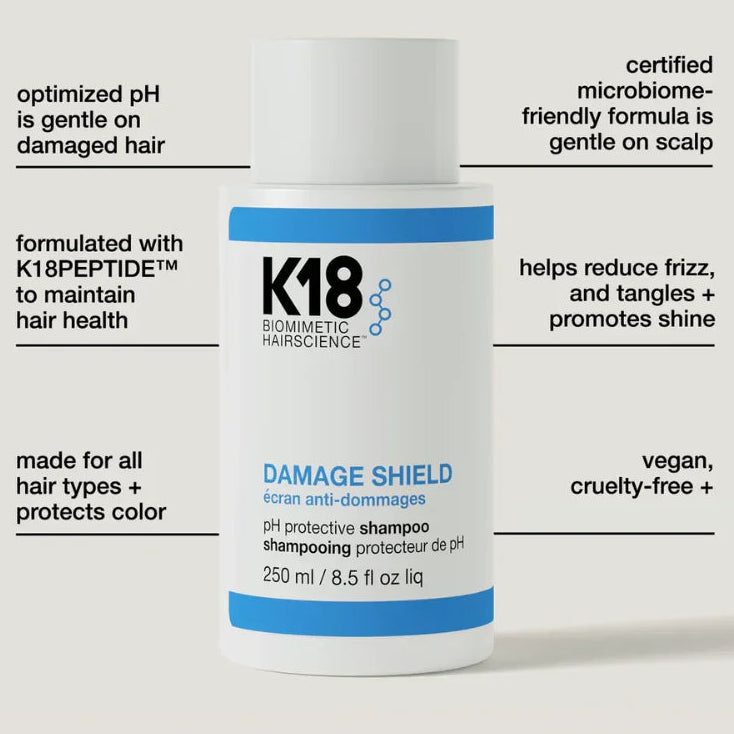 K18 Damage Shield pH Protective Shampoo 250ml