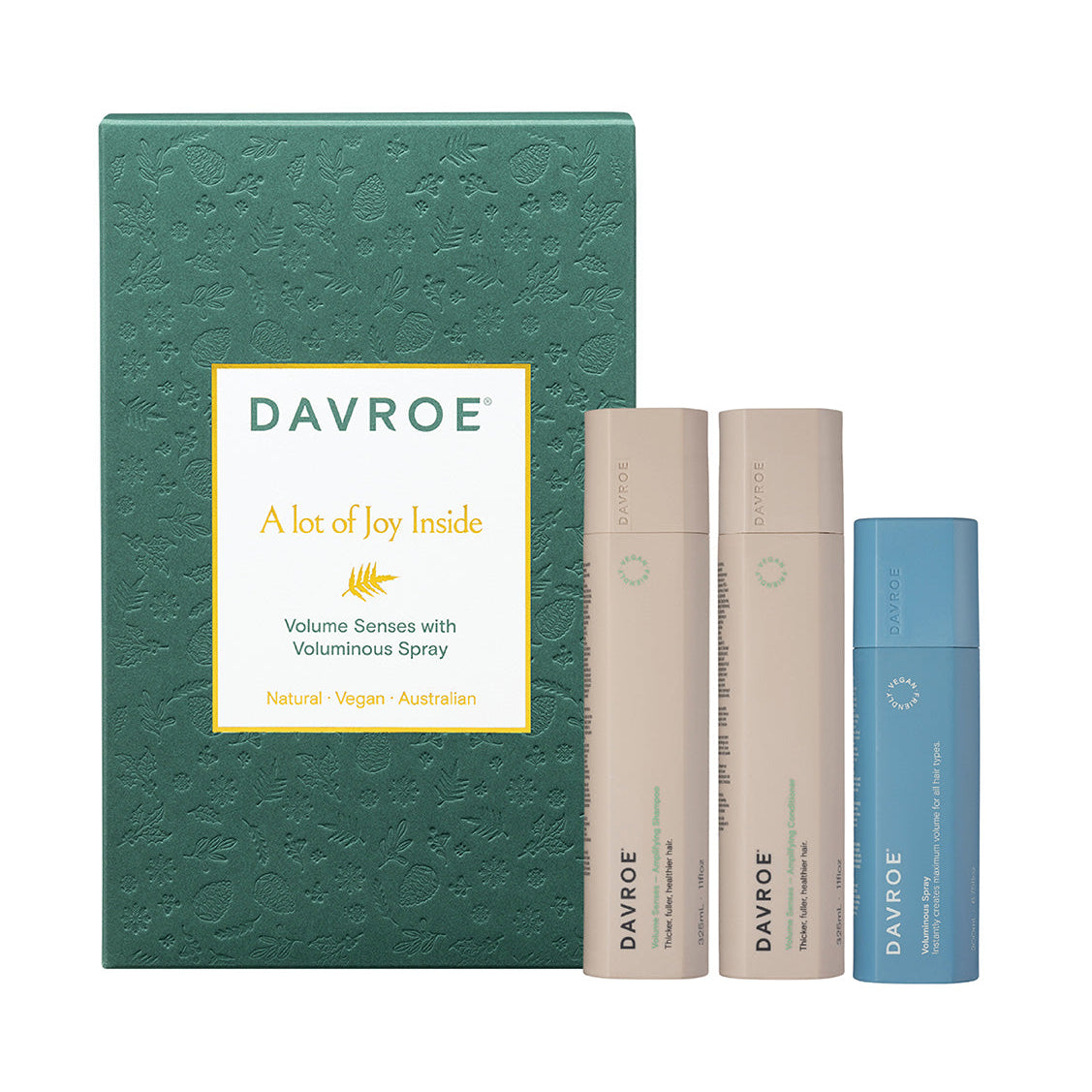 Davroe VOLUME Senses Duo + Voluminous Spray Gift Pack