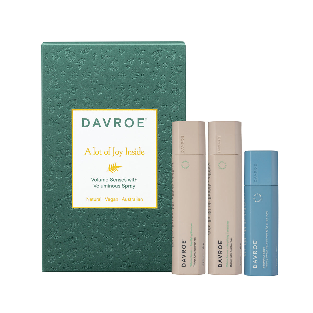 Davroe VOLUME Senses Duo + Voluminous Spray Gift Pack