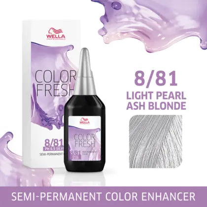 Wella Color Fresh 8/81 Light Pearl Ash Blonde 75ml