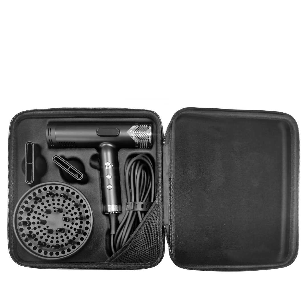 Yokubo Deluxe Hair Dryer - Black & Silver