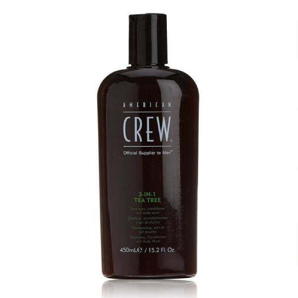 American Crew 3-in-1 TEA TREE Shampoo Conditioner Bodywash 450ml
