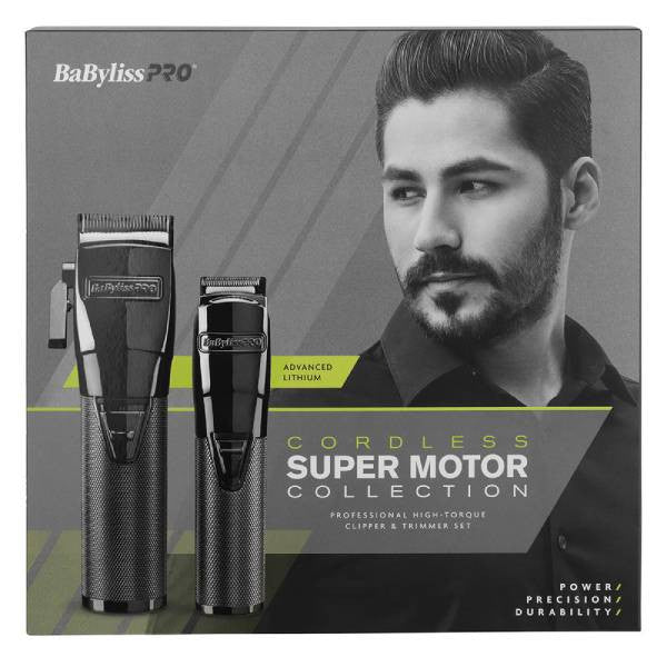 BaBylissPRO GraphiteFX Lithium Duo Clipper Trimmer Set (B8705A)
