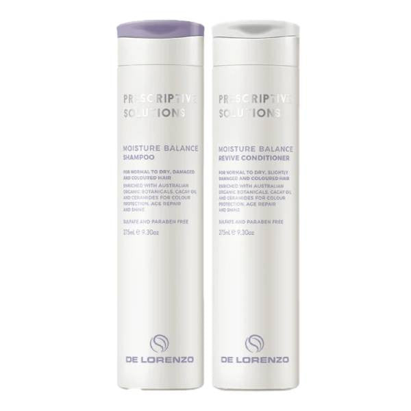 De Lorenzo Prescriptive MOISTURE REVIVE Shampoo & Conditioner Bundle