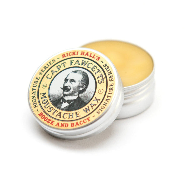 Captain Fawcett Booze & Baccy Moustache Wax 15ml