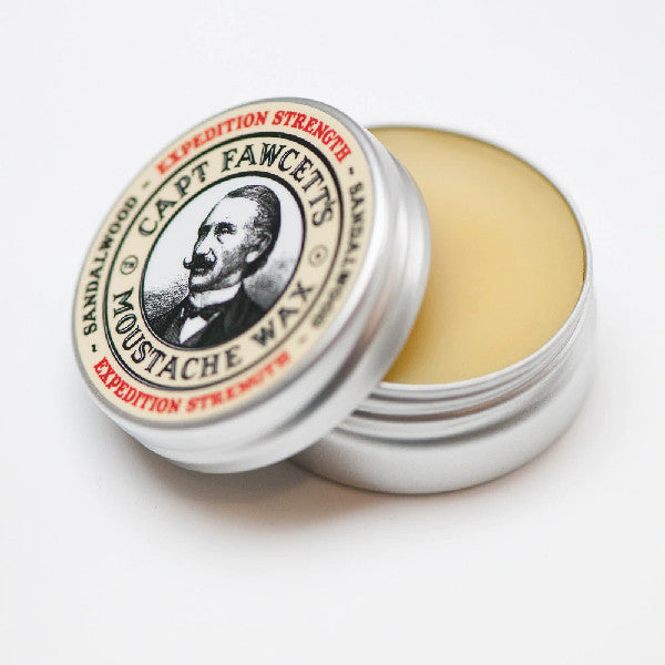 Captain Fawcett Moustache Wax 15ml  - EXPEDITION STRENGTH SANDALWOOD