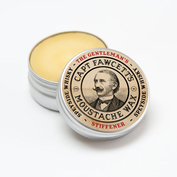 Captain Fawcett The Gentleman's Stiffener Moustache Wax 15ml - SPREYSIDE WHISKEY
