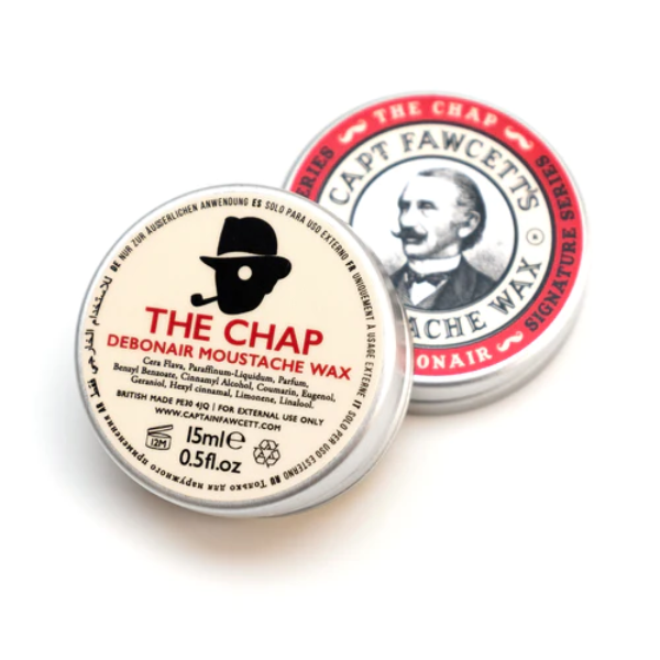 Captain Fawcett Moustache Wax 15ml  - The Chap 'Debonair'